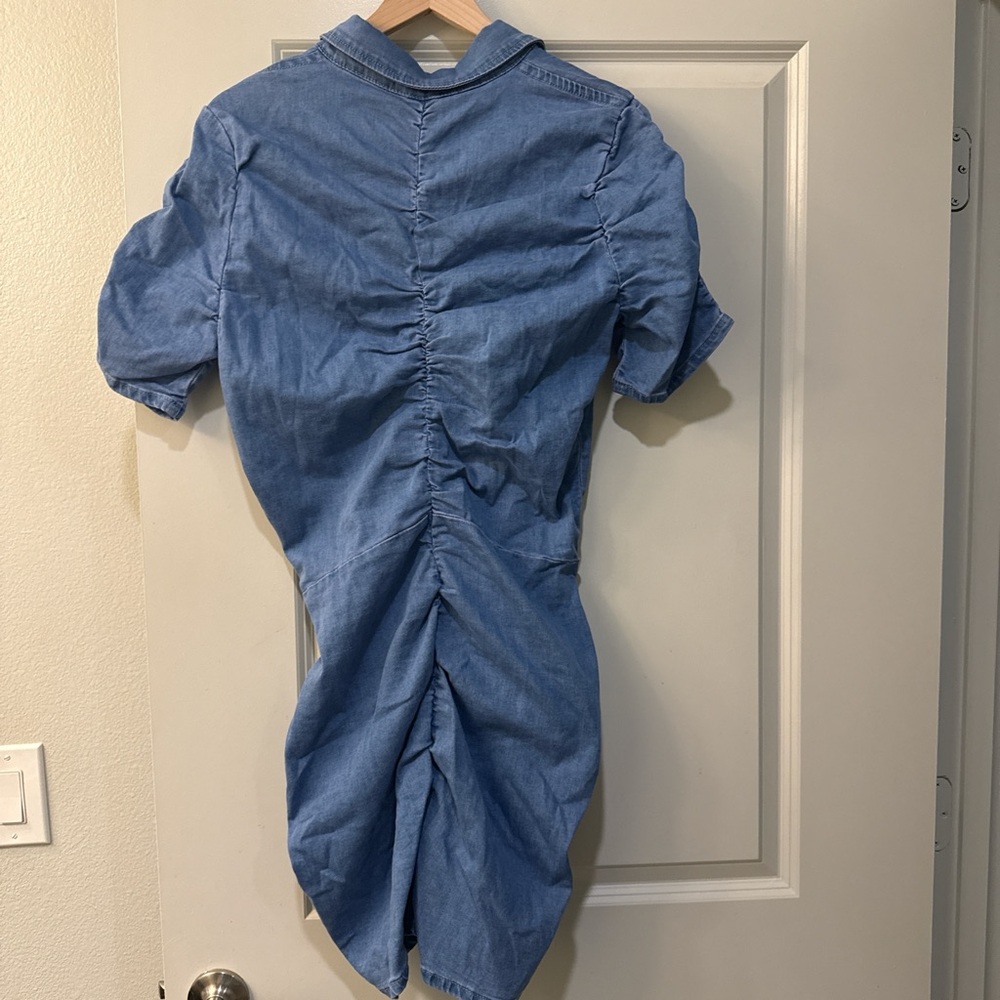 Fashion Nova Medium Wash Denim Romper in Light Blue - Picture 5 of 5